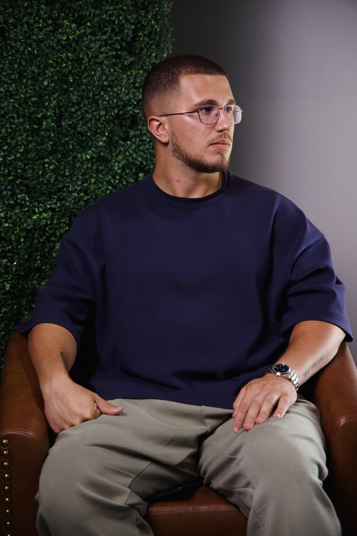 David seated in the FitLeads studio