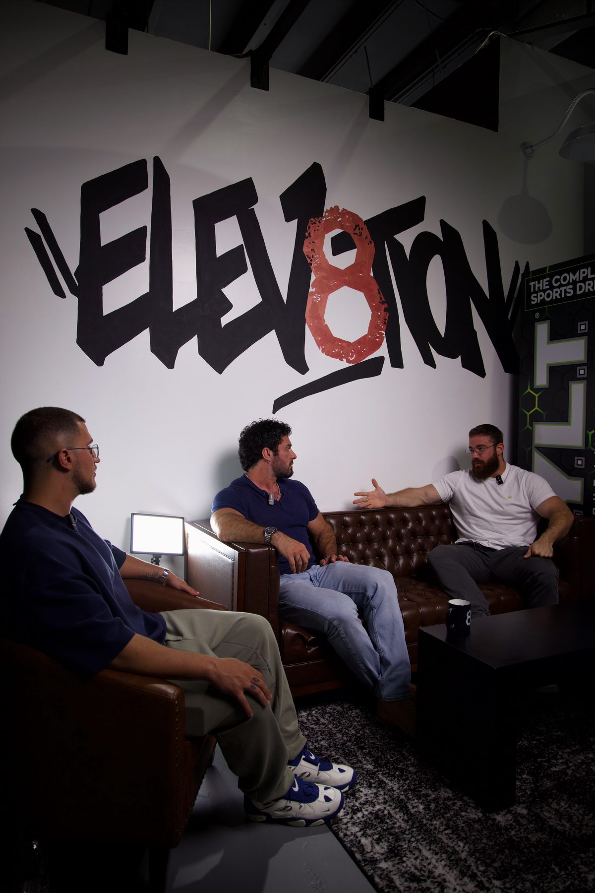 The FitLeads team in conversation at the studio